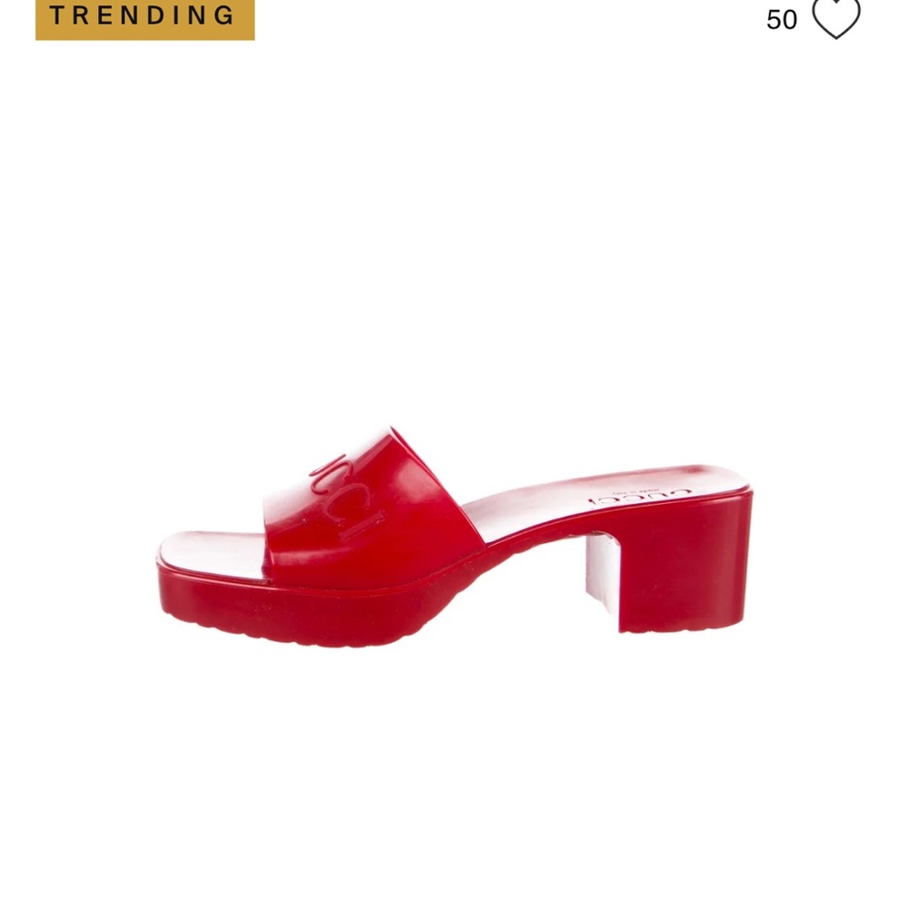 Gucci Rubber Slides - Picture 2 of 9